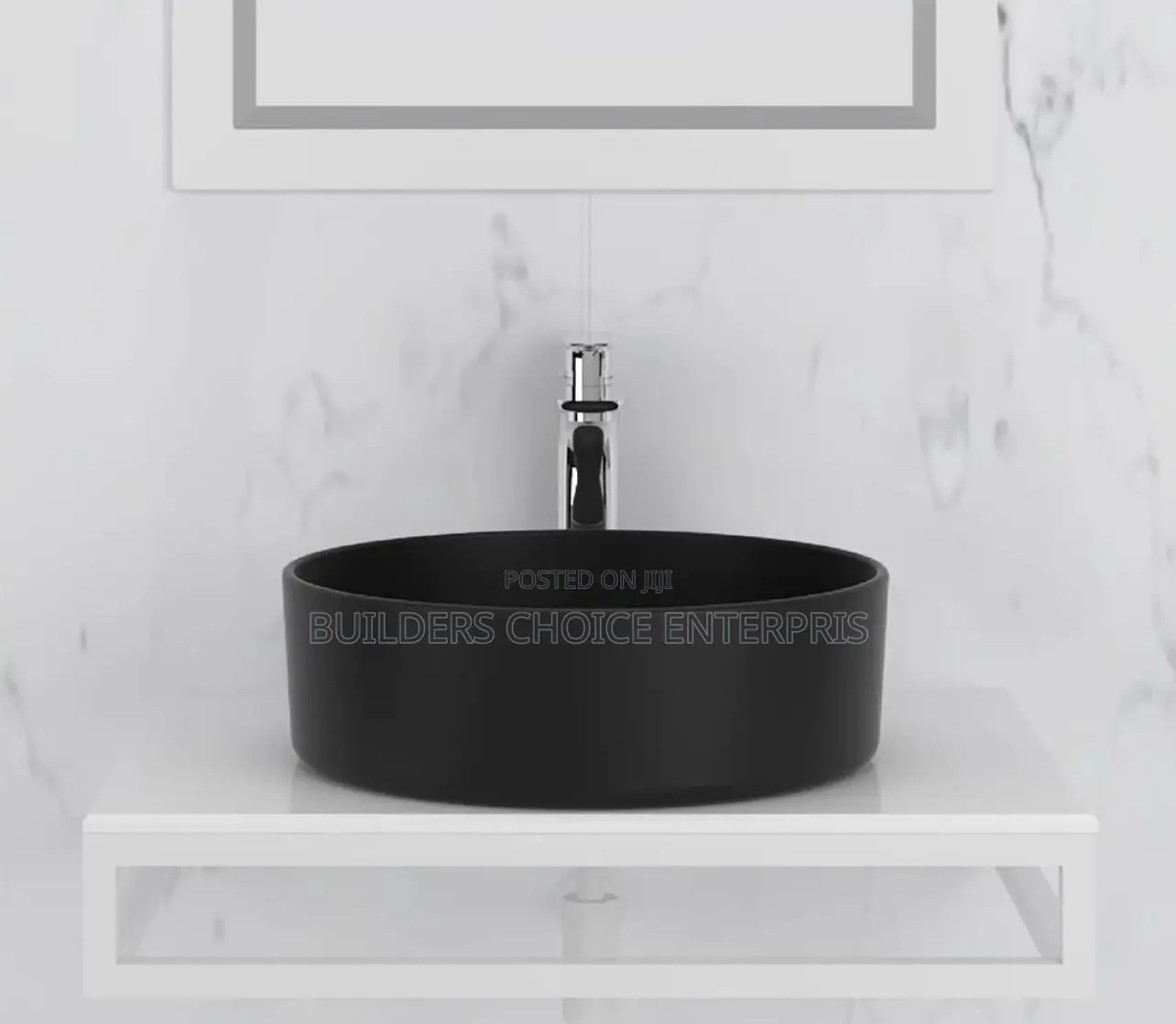 Pedicure Bowl ,Counter Top (Matt Black 95B)