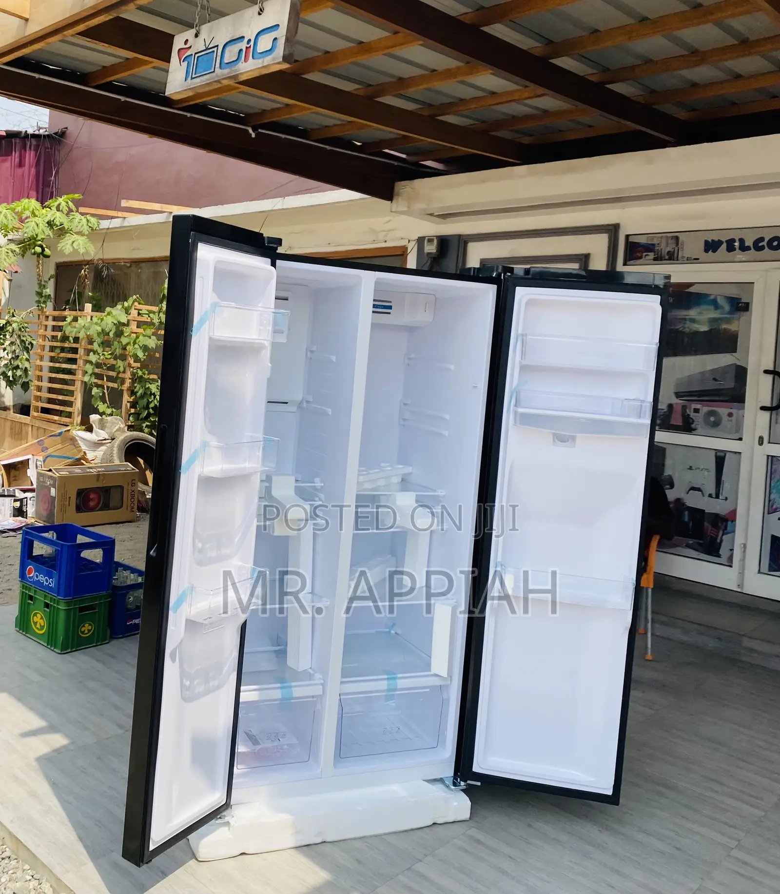 Fast Chillings Nasco Side by Side Fridge(Nassb2-64s)Black