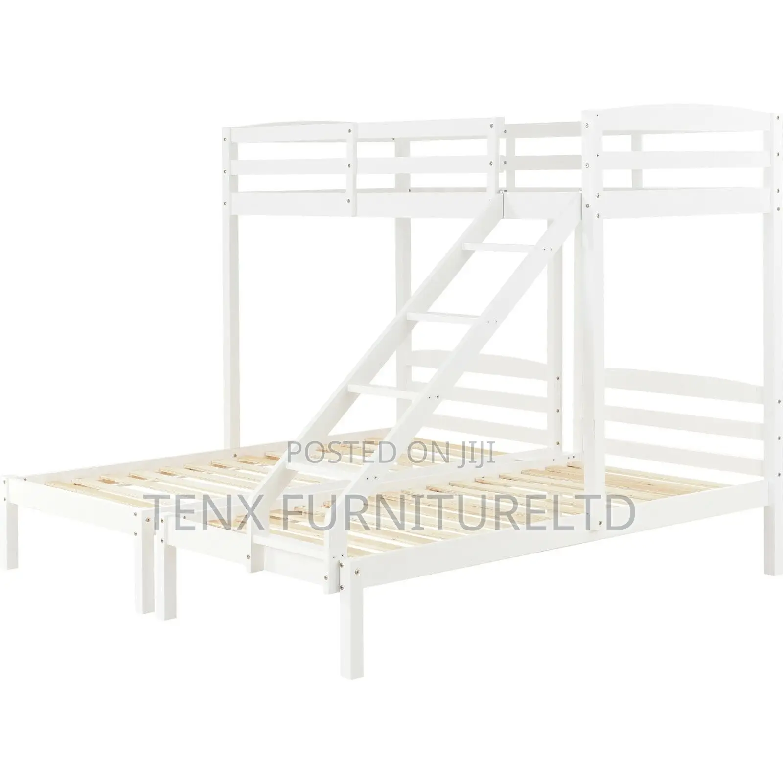 Bunk Bed Tripple (White)