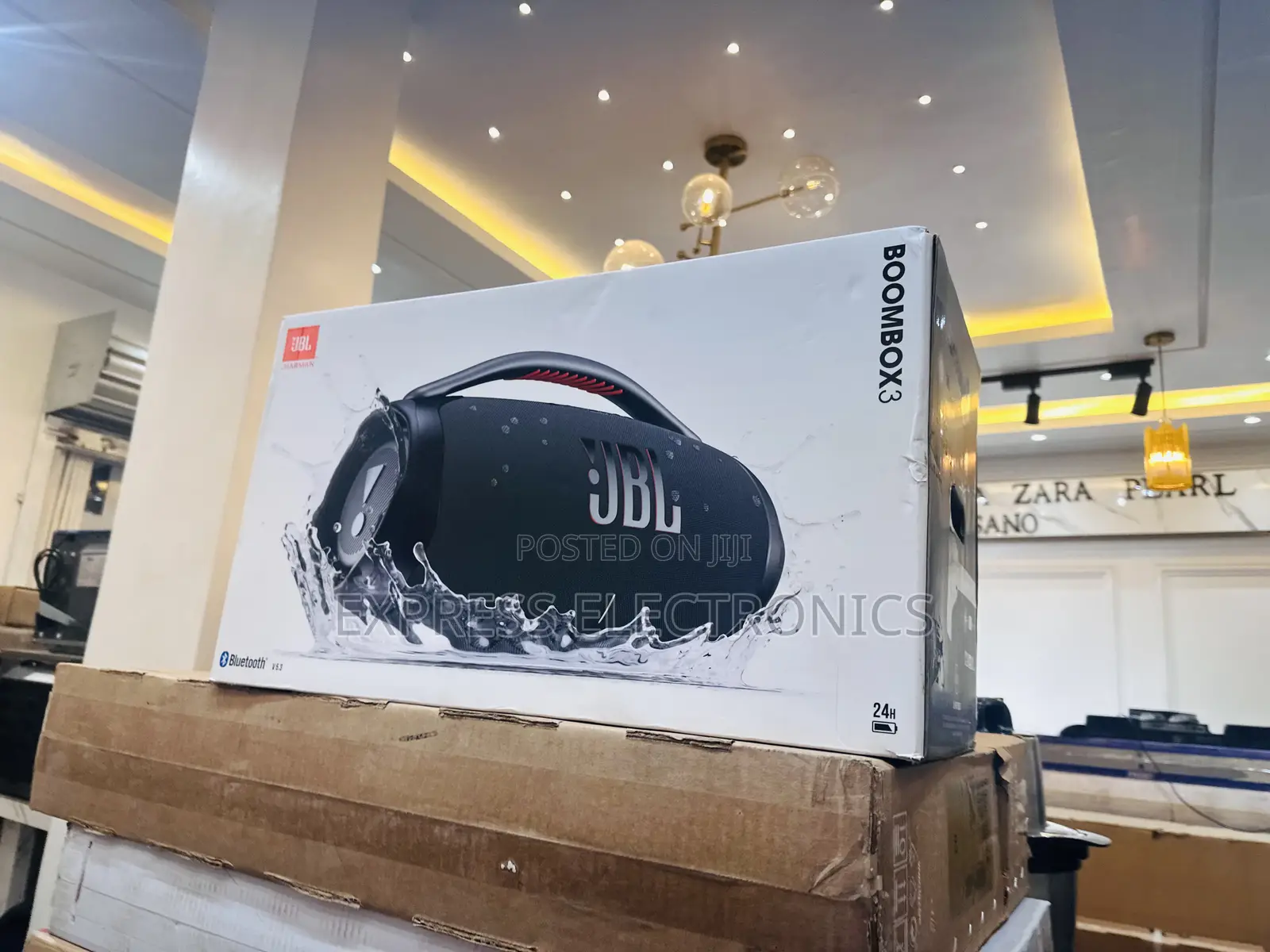 JBL Portable Speaker Bluetooth Boombox 3
