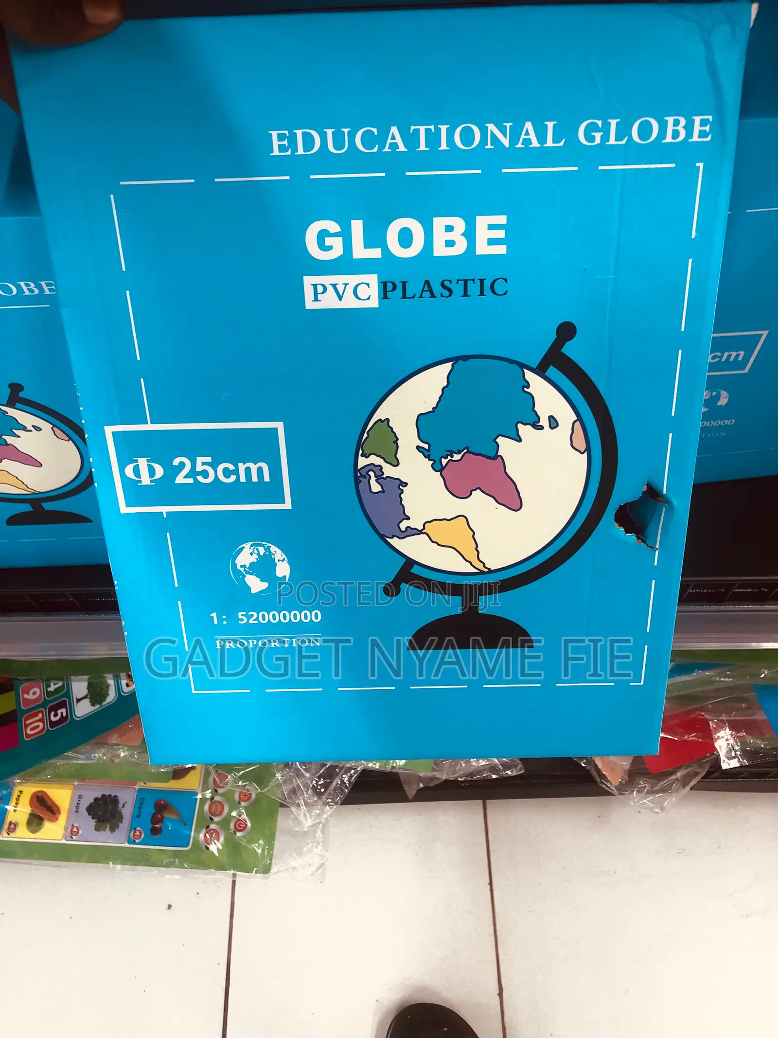 Educational Globe (Rotates 720 Degrees)
