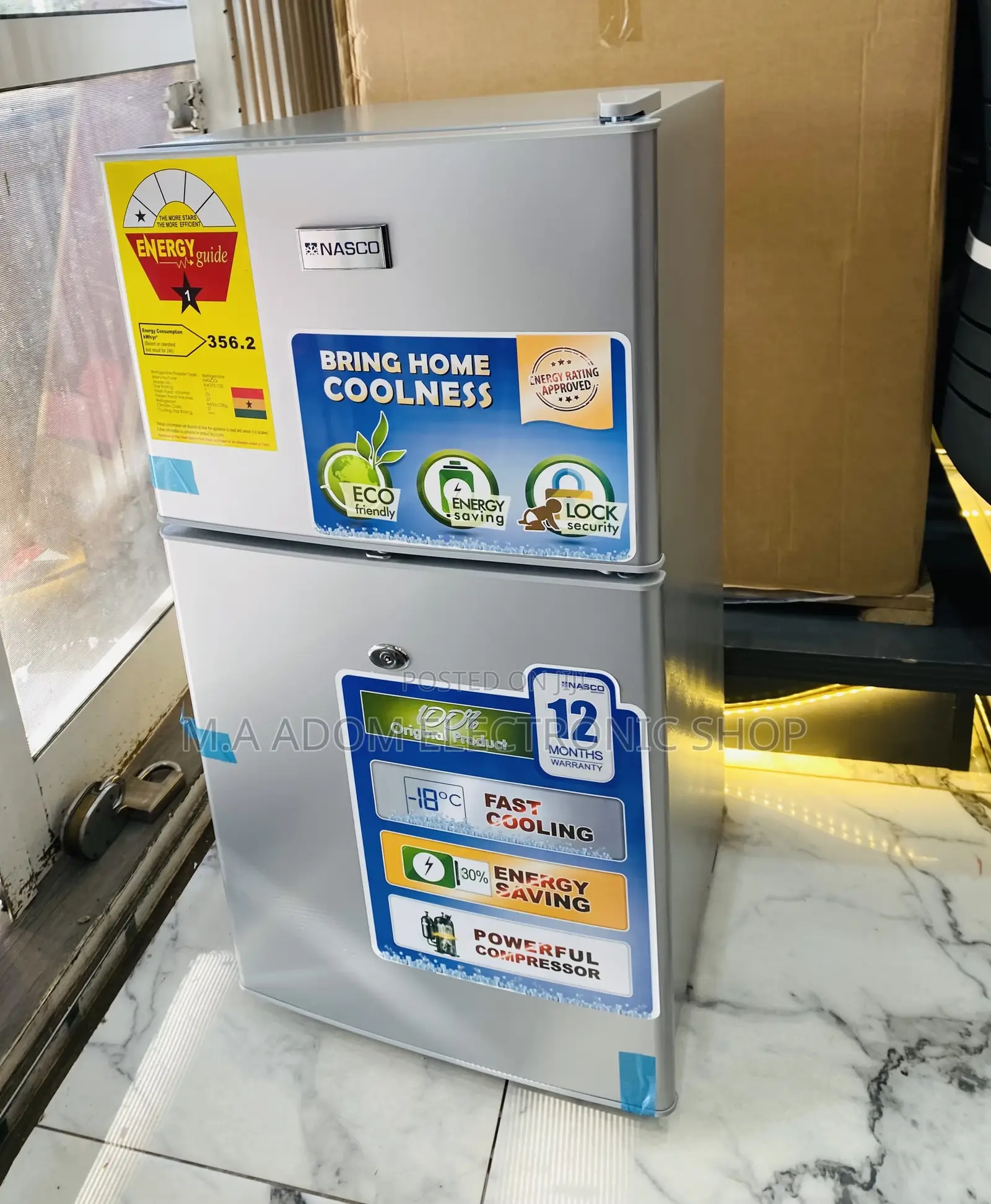 Purchase Authentic Nasco Nasf2-120 2 Door Refrigerator.