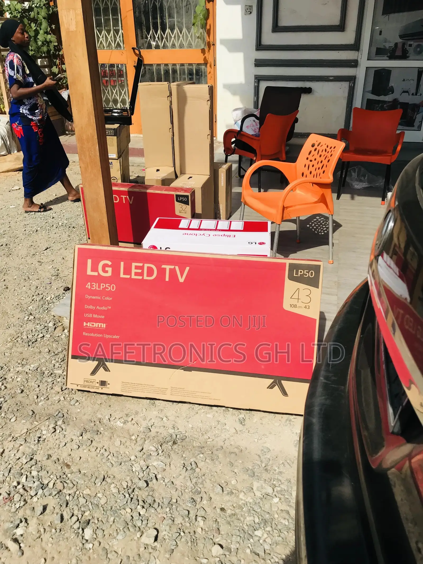 Led Smart Glossy Electric LG 43 Inches UHD LP50 Black Tv