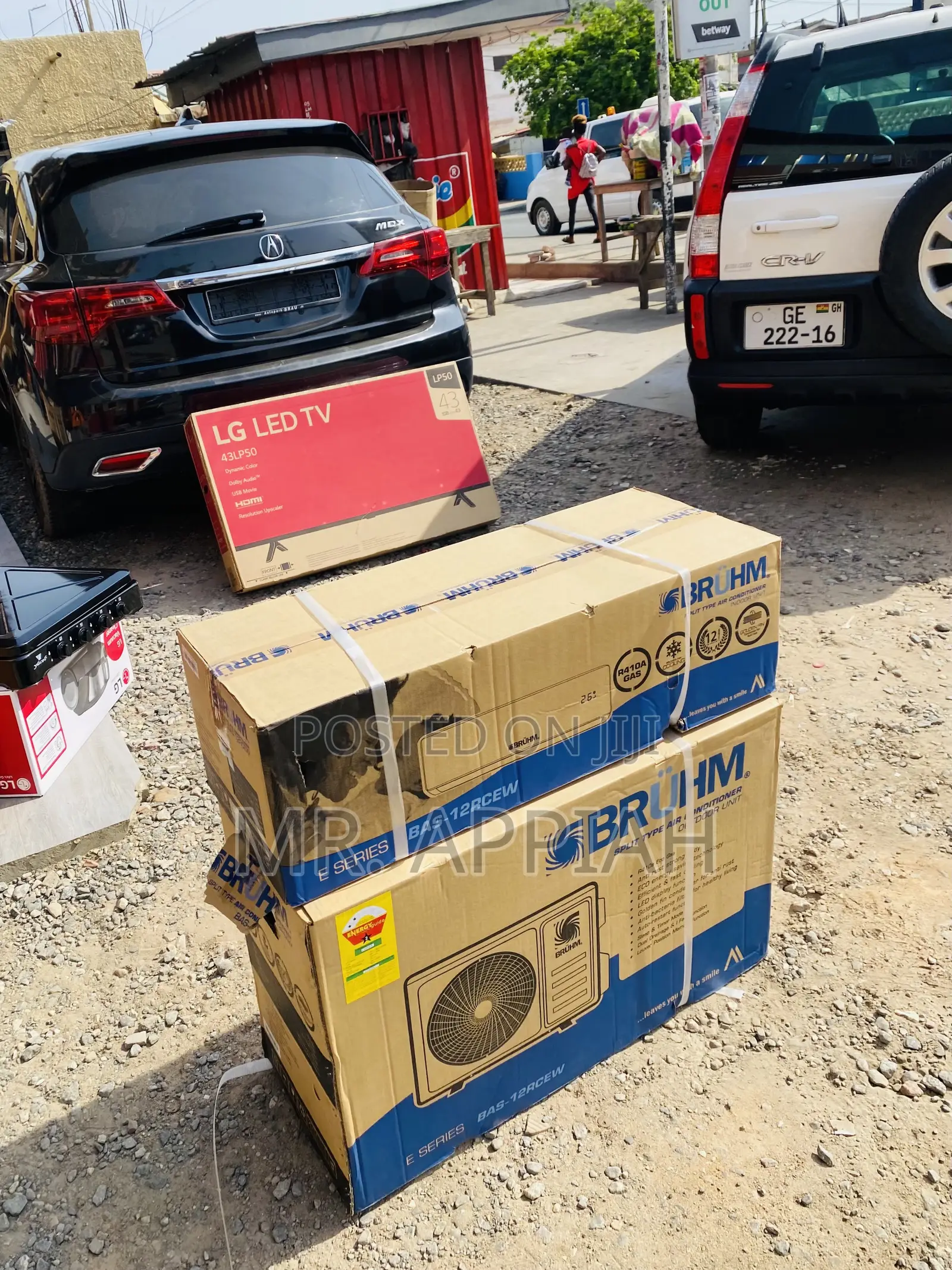 Shop Original Bruhm 1.5hp Split Type Ac(White)R410.