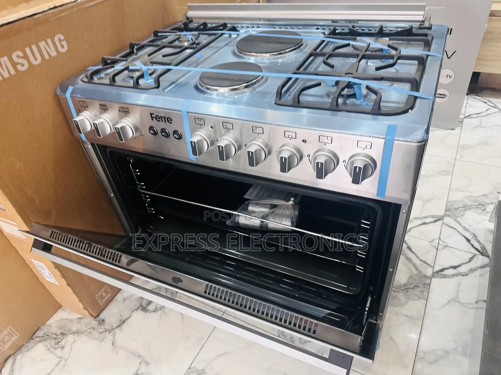 Tempered Oven Glass Door Ferre 4-2 Stove Cooker Oven