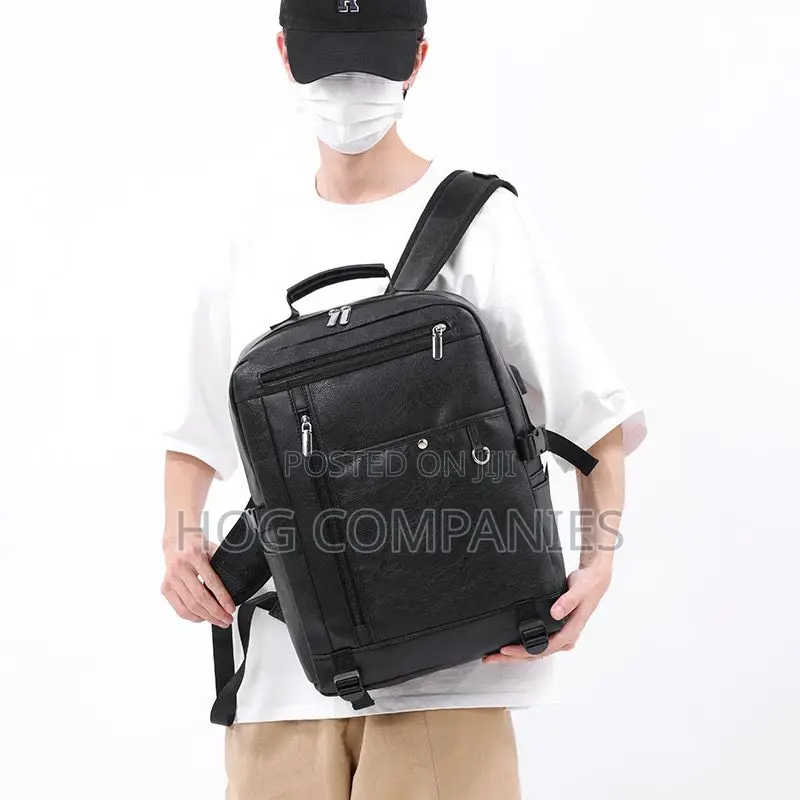 Strong Leather Backpack