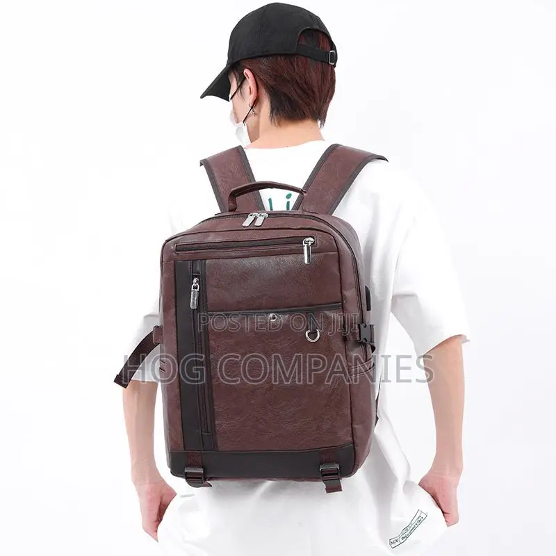 Strong Leather Backpack