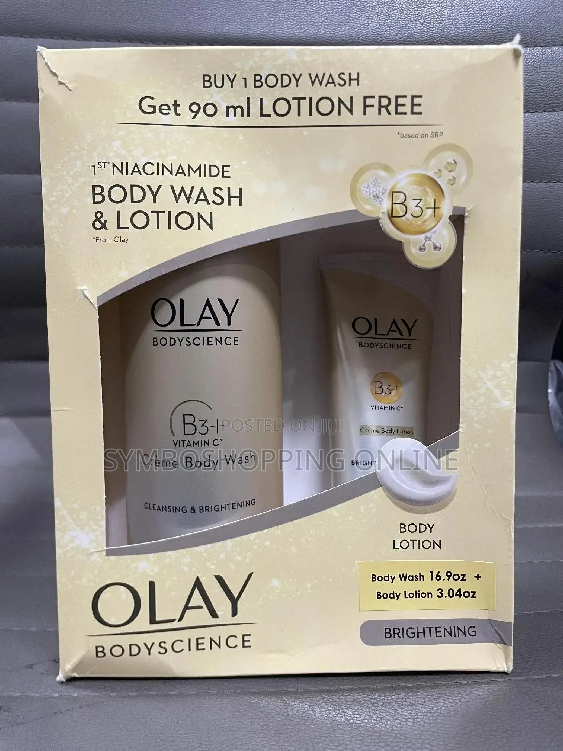 Olay Bodyscience Body Wash and Lotion 16.9oz Plus 3.04oz