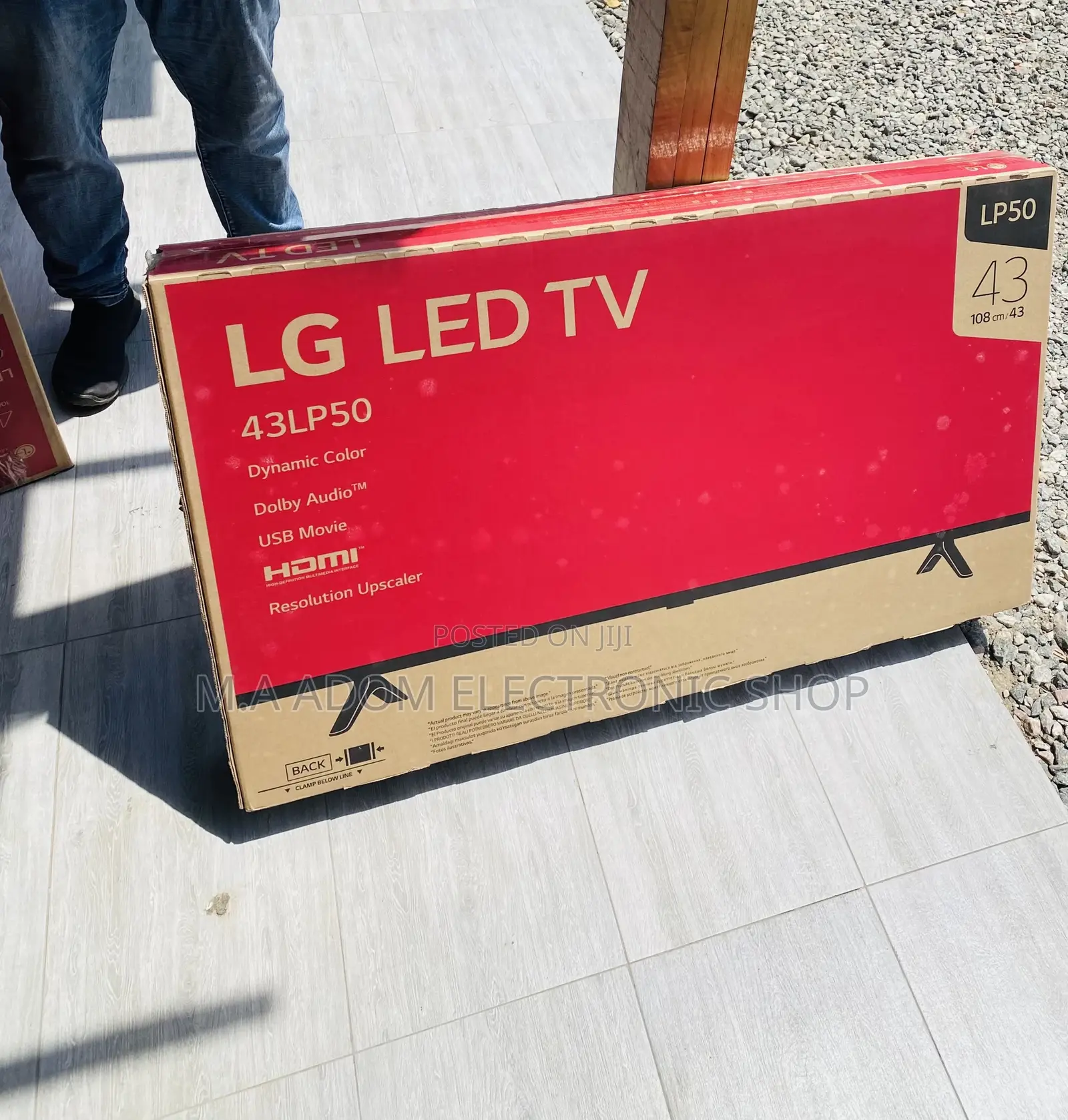 Authentic LG 43lp5000 43 Inch Full HD Led Tv(Black).