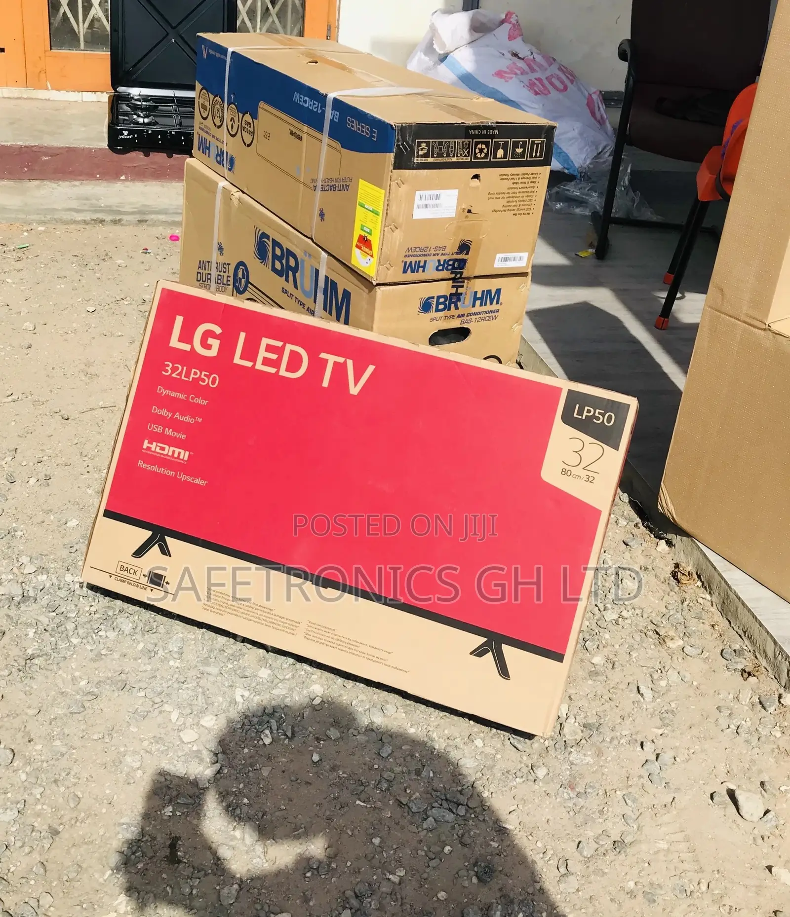 Led Glossy Electric LP50 LG 32 Inches Smart Black Tv