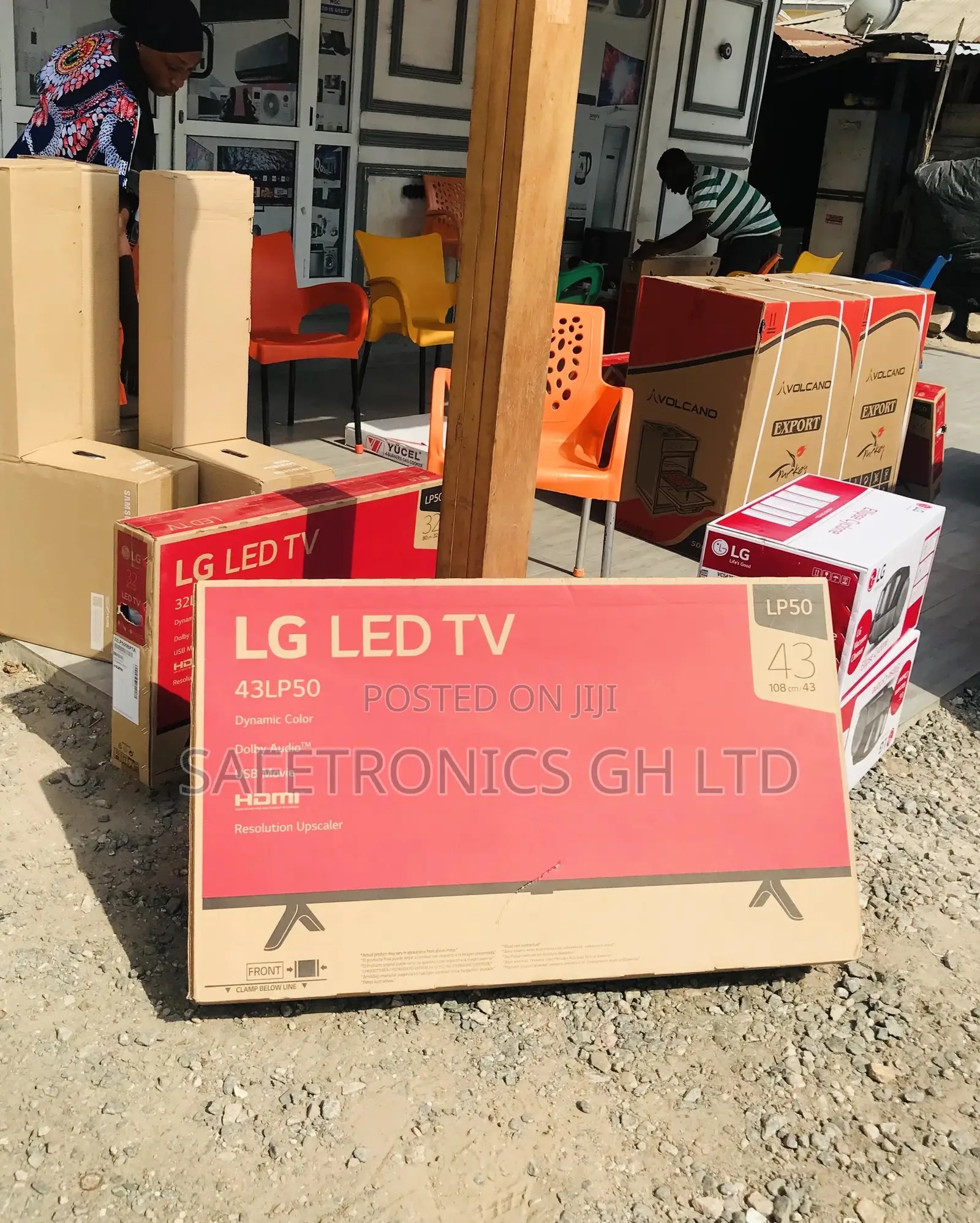 Electric Black Smart 43 Inches Glossy Led LP50 LG Tv