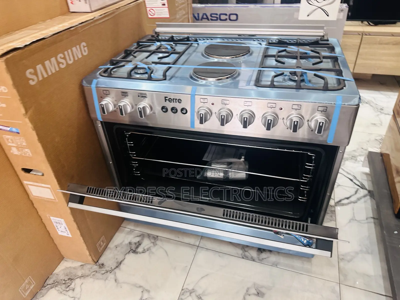 4-2 Sliver Gas Electric Cooker Ferre 60/90