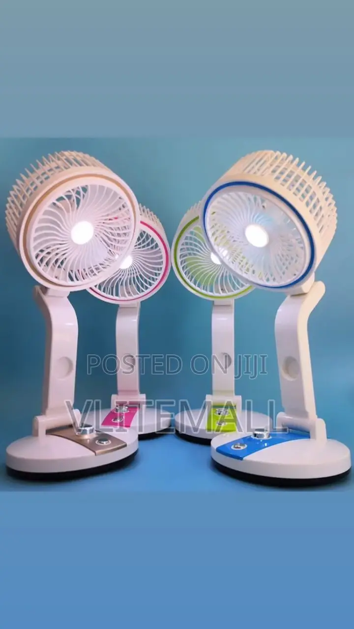 LED Rechargeable Folding Fan ( LR-2018 )