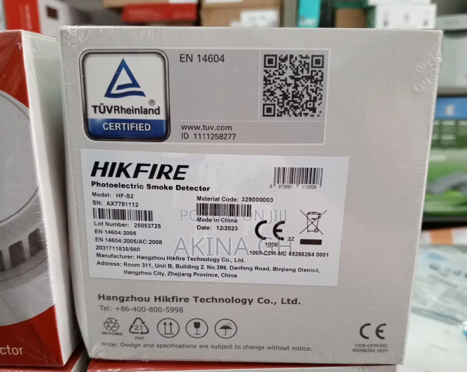 Hikvision Hikfire Stand Alone Photoelectric Smoke Detector