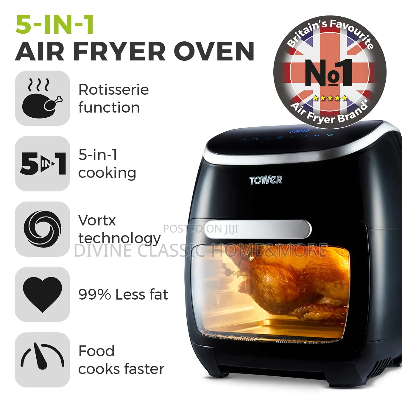 Tower Expresspro 5in1 Air Fryer Oven