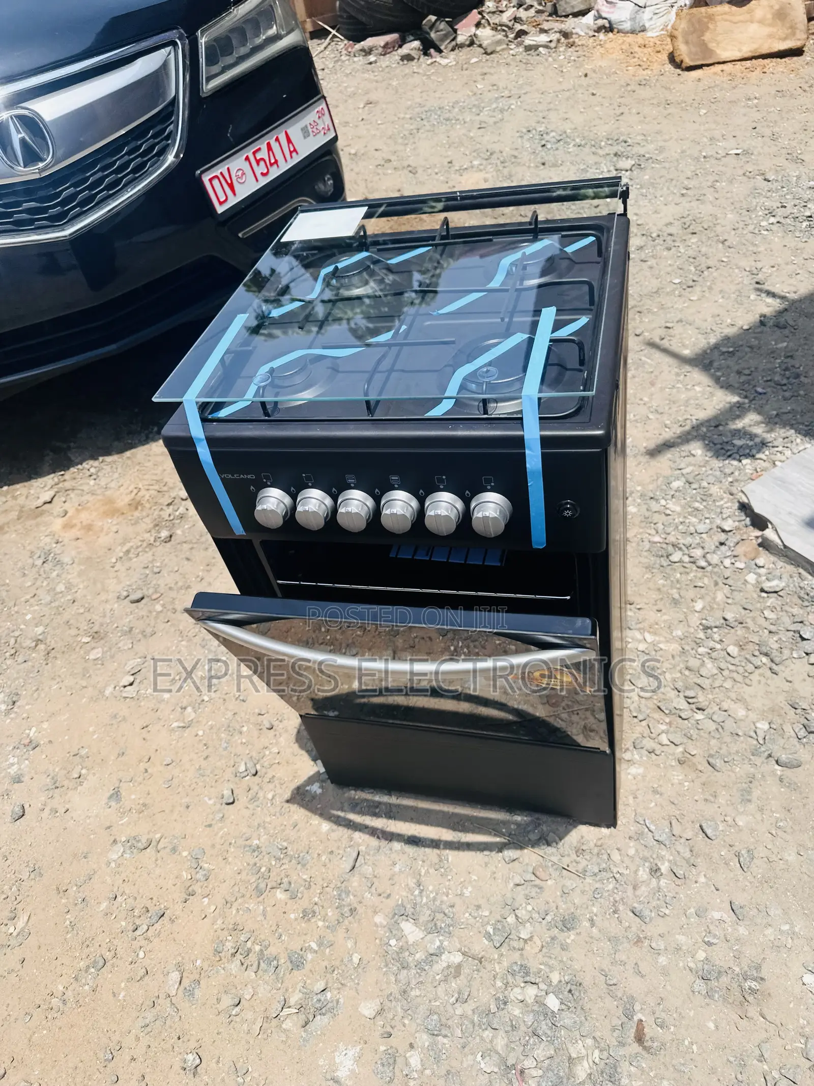 High Performance Gas Cooker Oven Grill 4burner 50/50