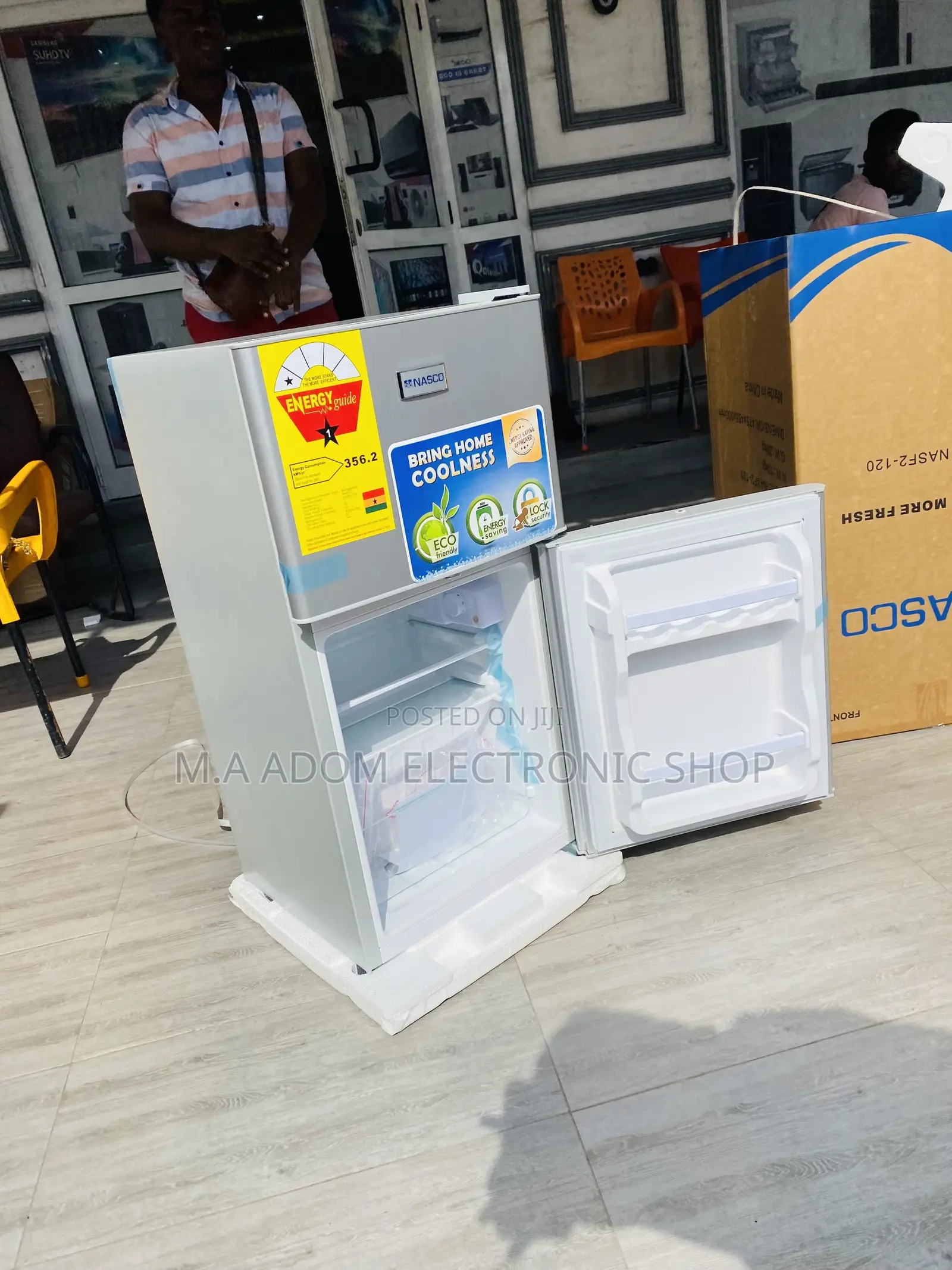 Purchase Nasco Nasf2-120 2 Door Table Top Refrigerator.