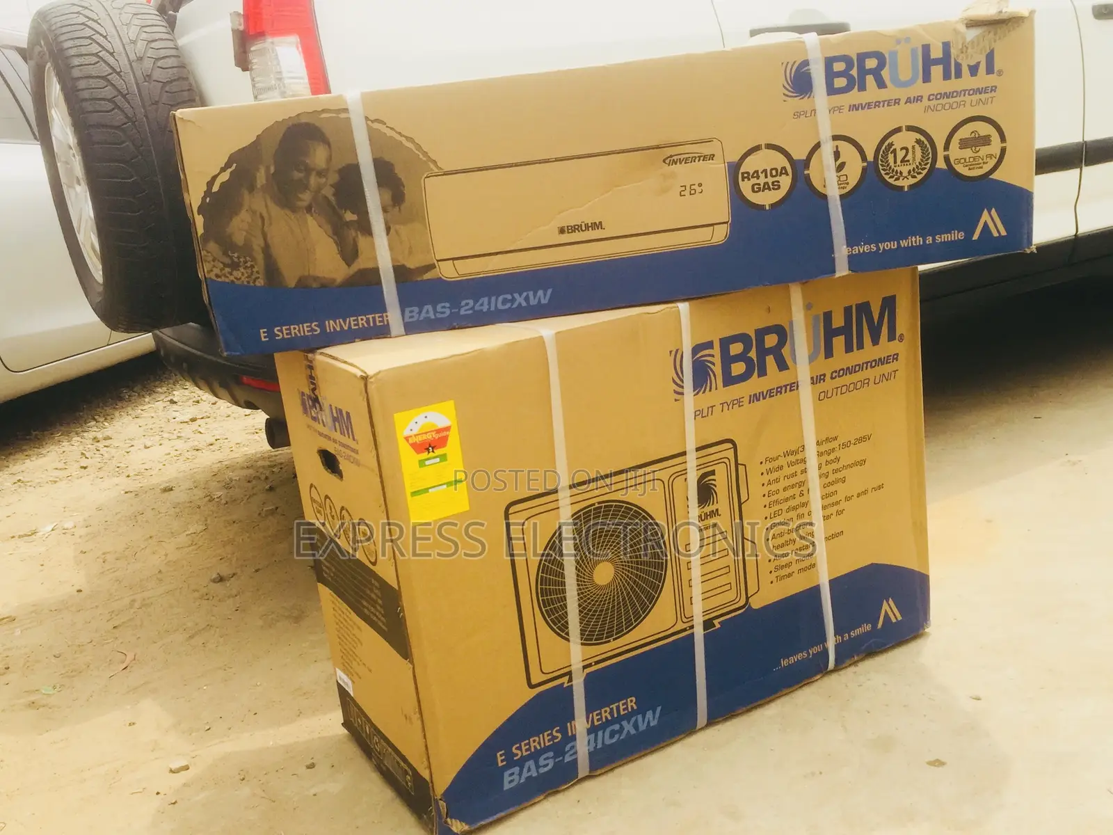 Fabulous Job Split R410 Gas 2.Hp Bruhm Air Conditioner
