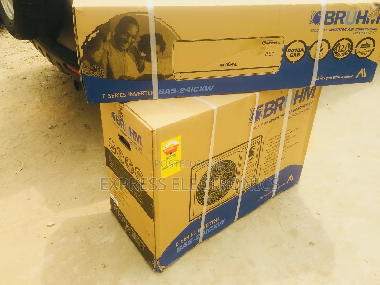 Sleep Mode Function Split R410 Gas Bruhm 2hp Air Conditioner