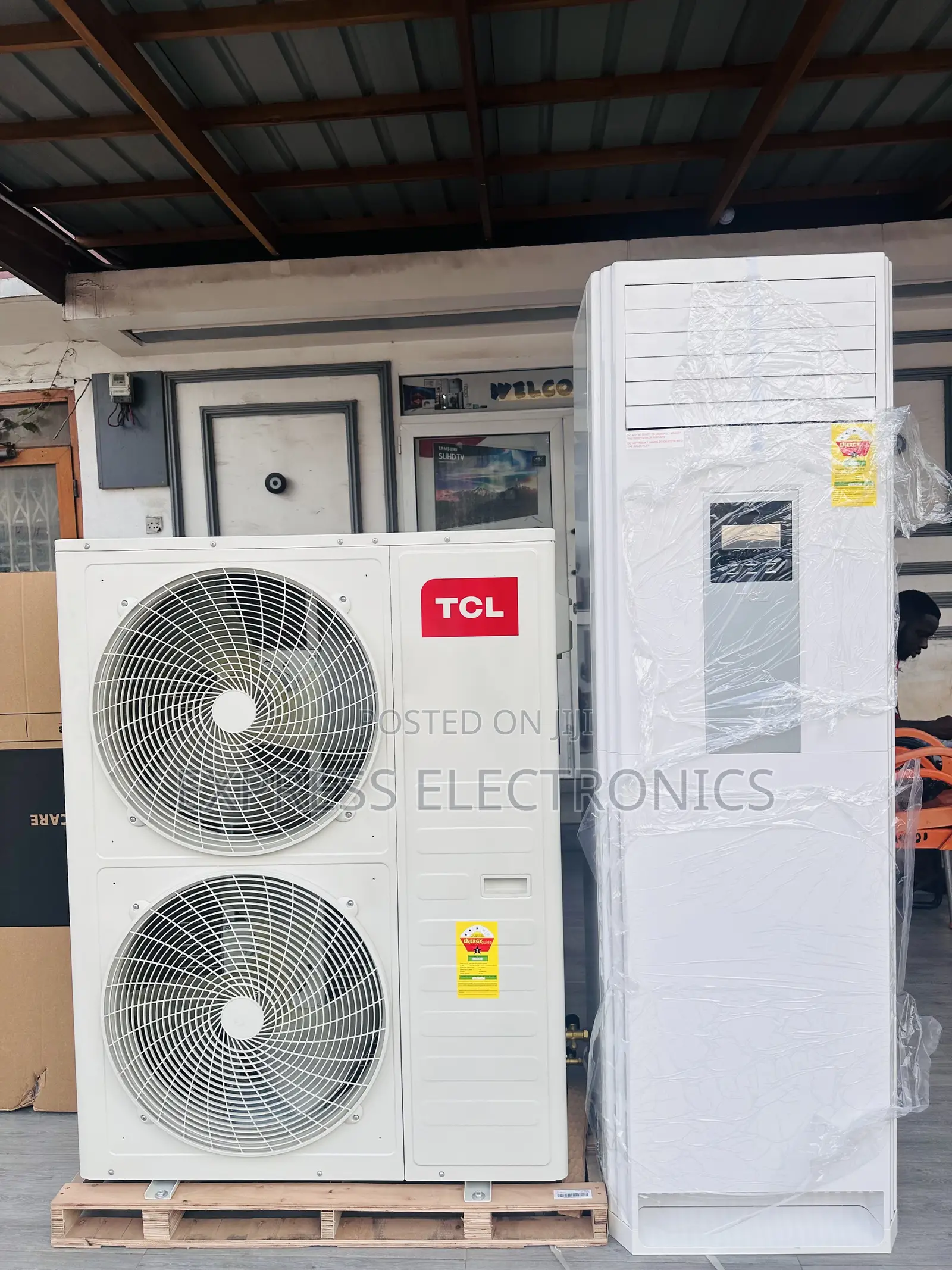 Zealous Sleek Floor Standing Tower TCL 5hp White