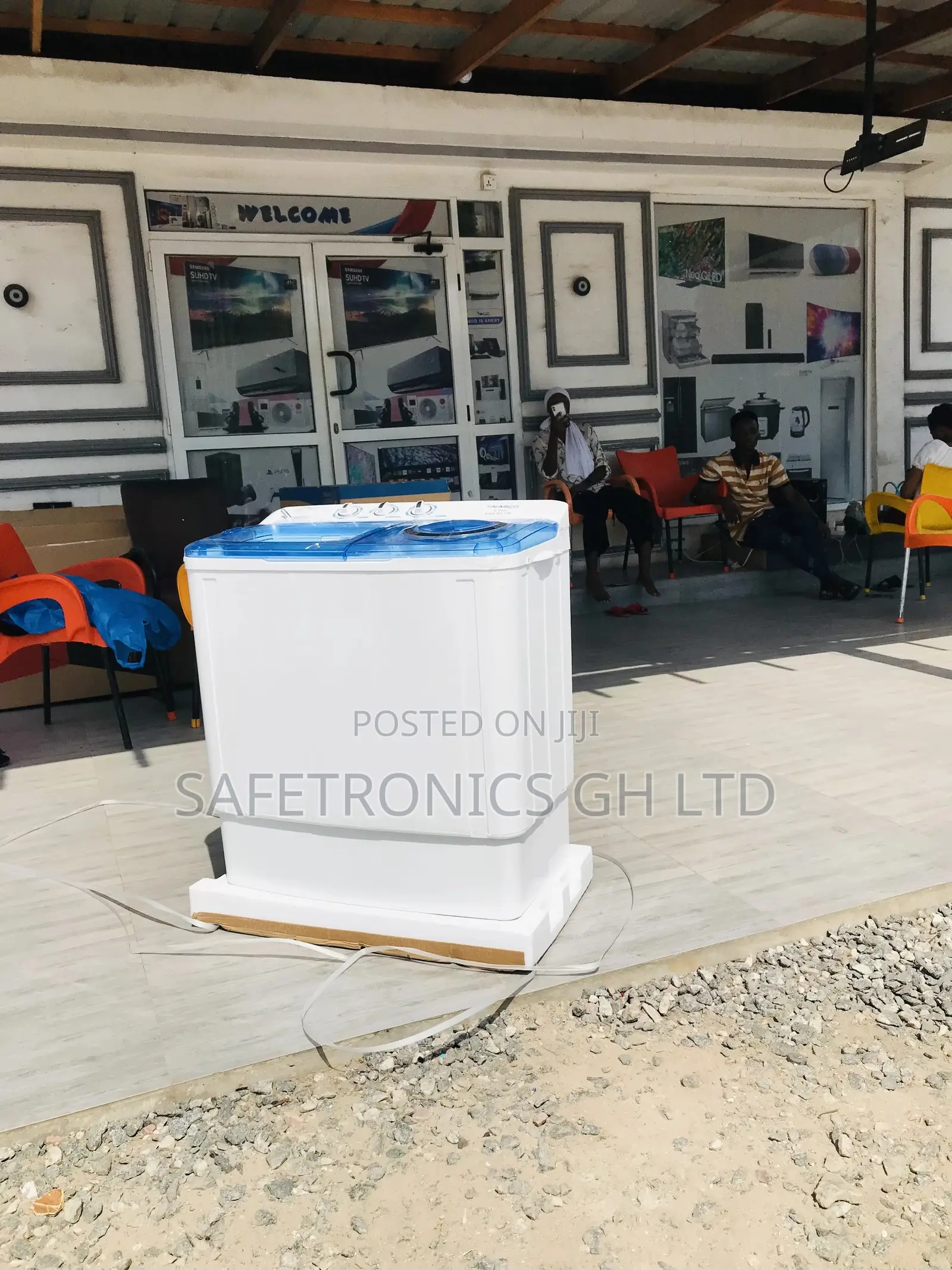 Essential 8kg Washingmachine Topload Nasco Semiutomatic