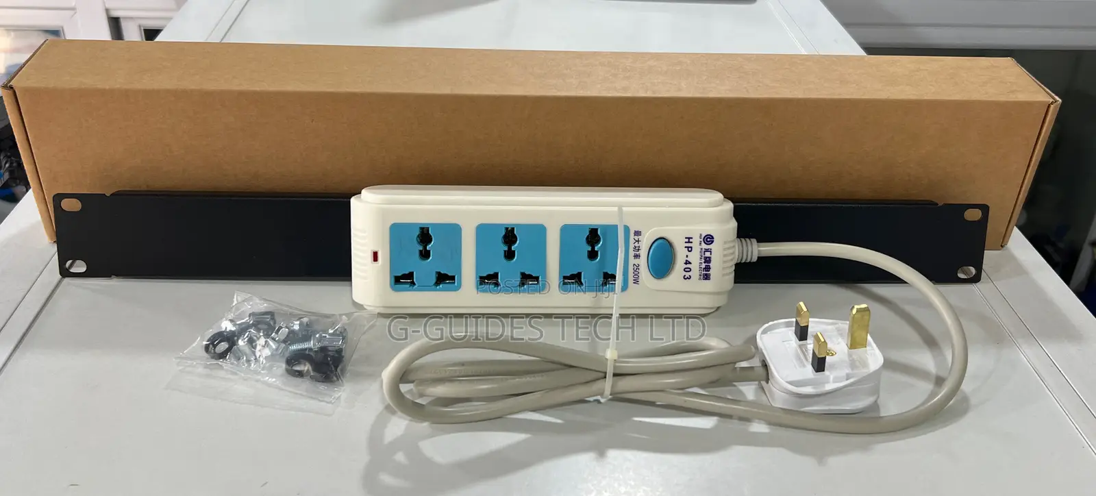 3-Way Pdu Extension Board With Surge Protector, 3way Pdu