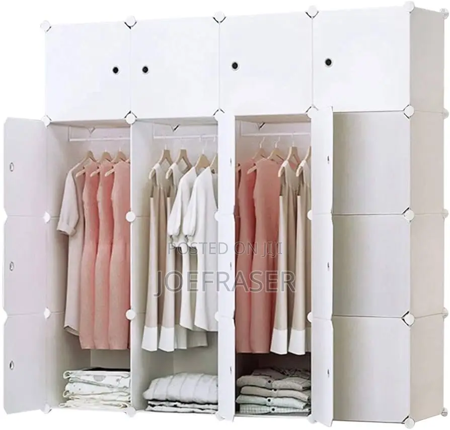 16 Cubes Plastic Wardrobe