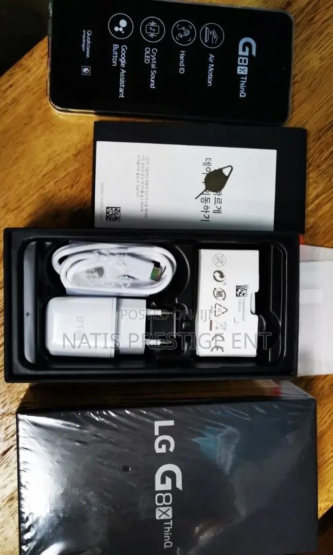 New LG G8X Thinq 128 GB Black