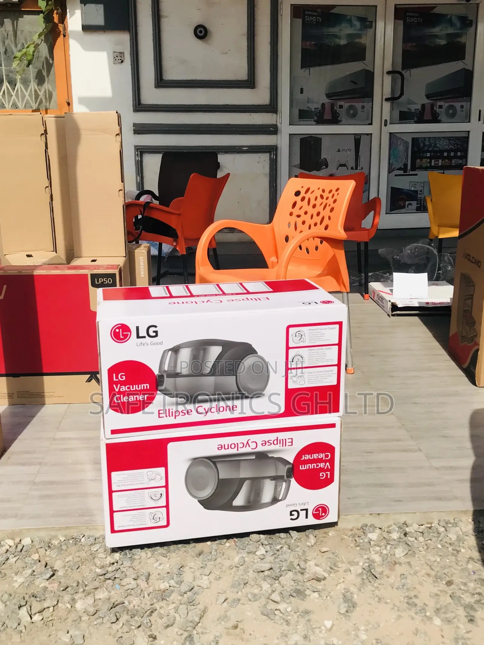 Electric Vacuum Cleaner LG Red/Black Vc5420nntr