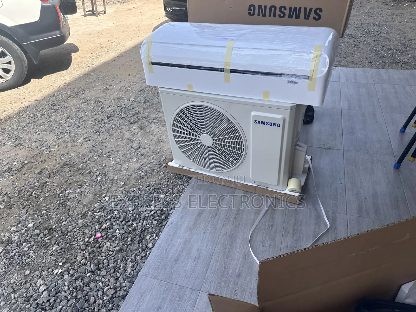 Durable Sleek New White Samsung 1.5hp Split R410 Gas