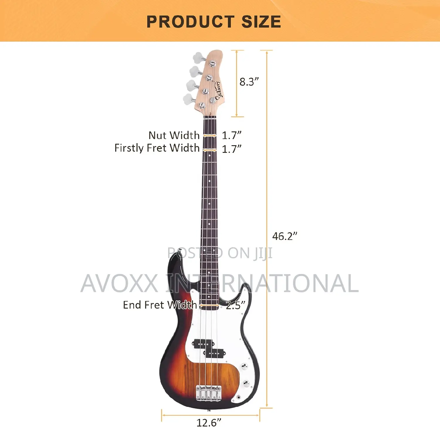 Glarry Electric Bass Guitar Full Size 4 String