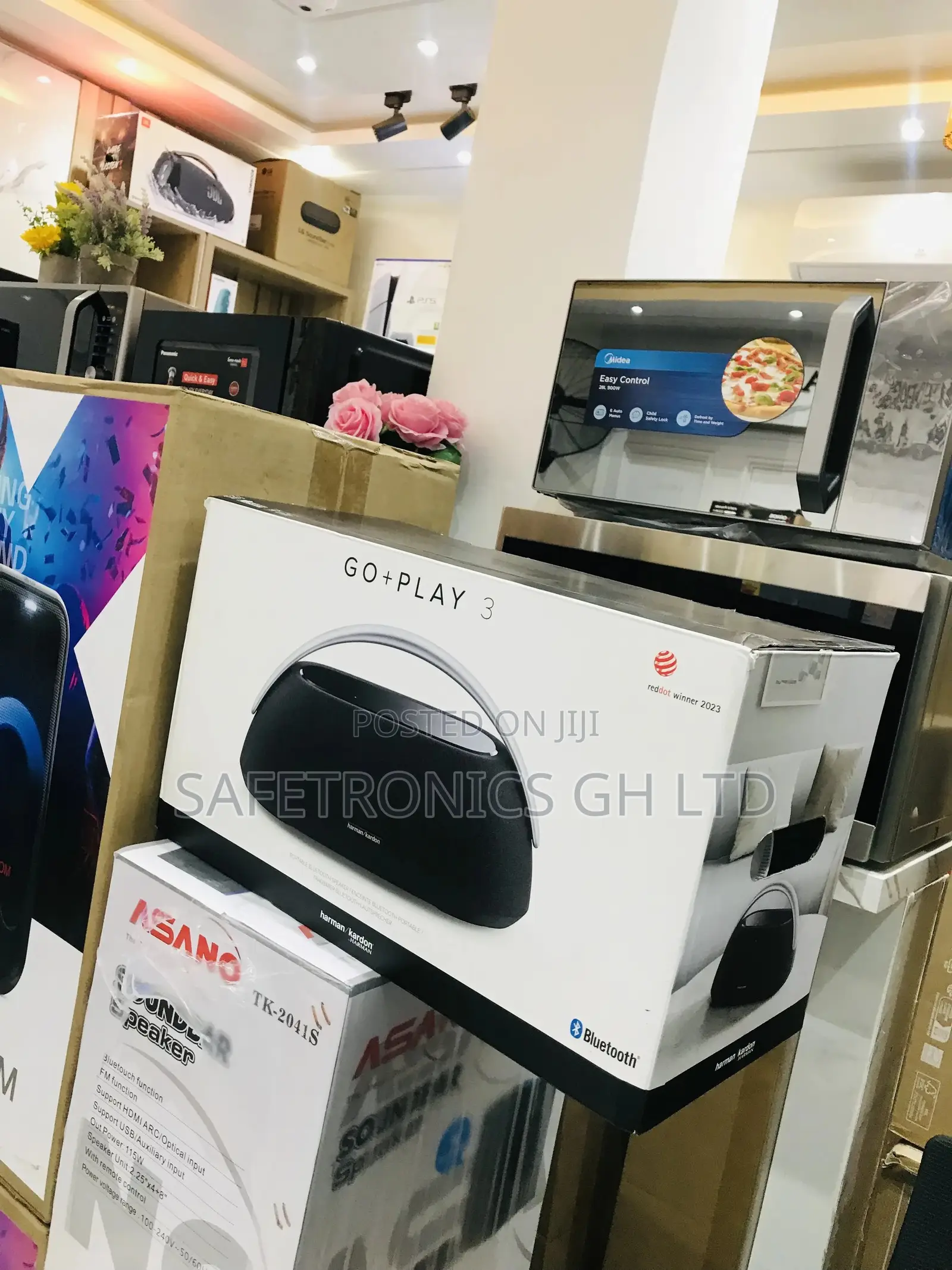 Go+Play 3 Electric Bluetooth Harman Kardon Black Speaker