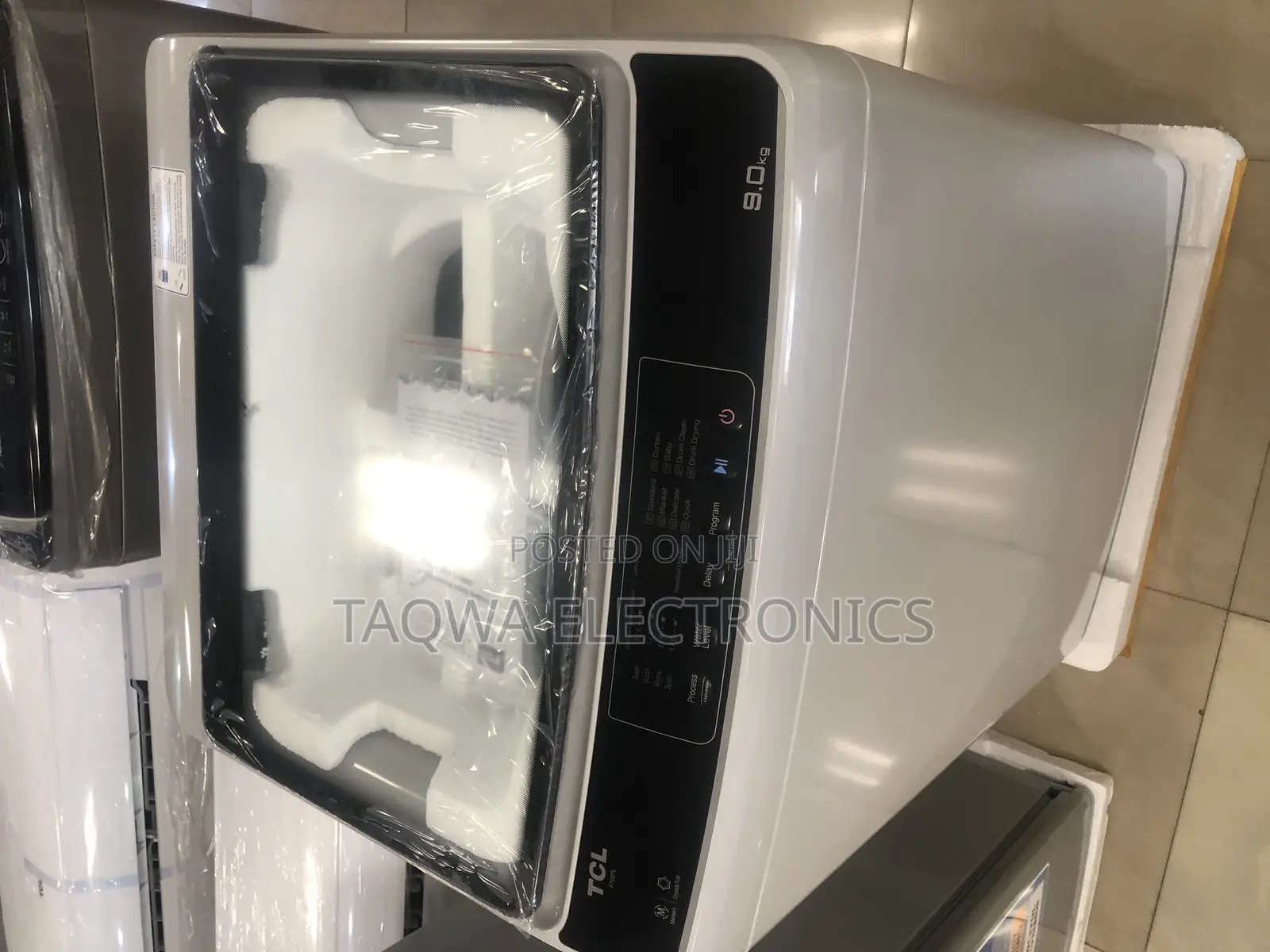 Top Load TCL Full Automatic 9kg Washing Machine