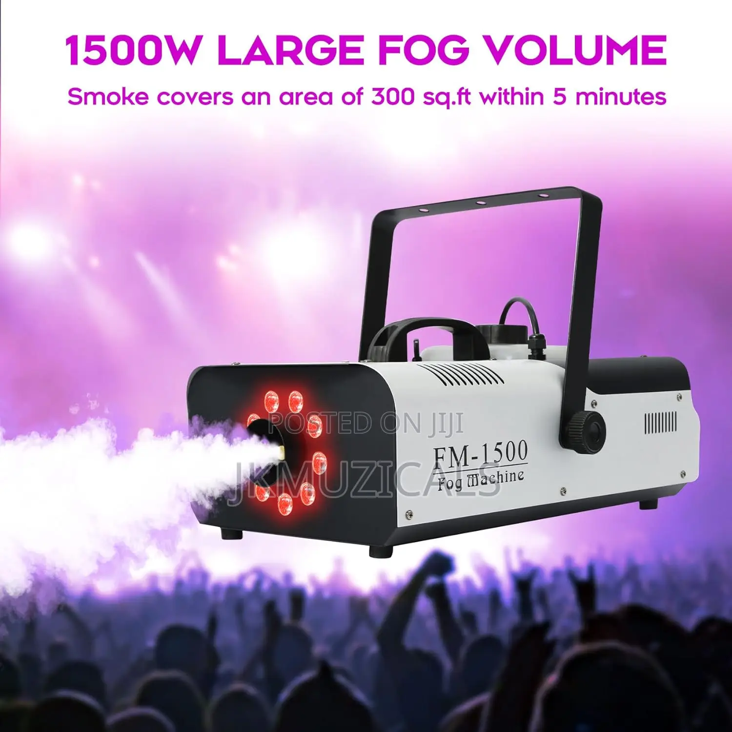 Smoke Machine_ Fog Machine 1500w With Remote Control