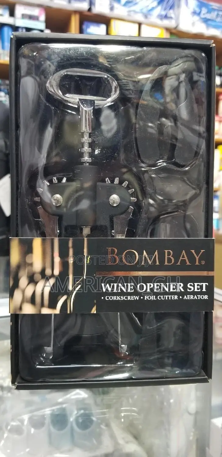 Bombay Wine Opener Set