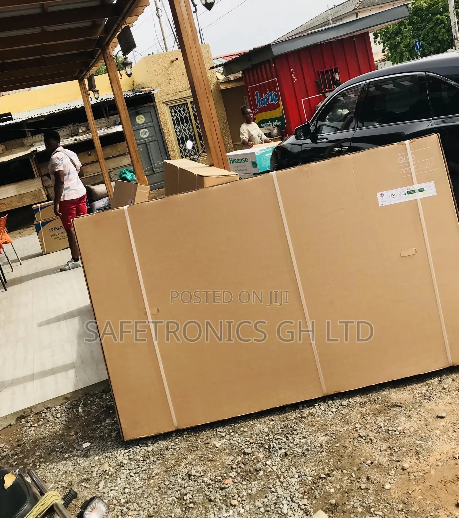 85 Inches Glossy Qled Q70c Electric Smart Samsung Black