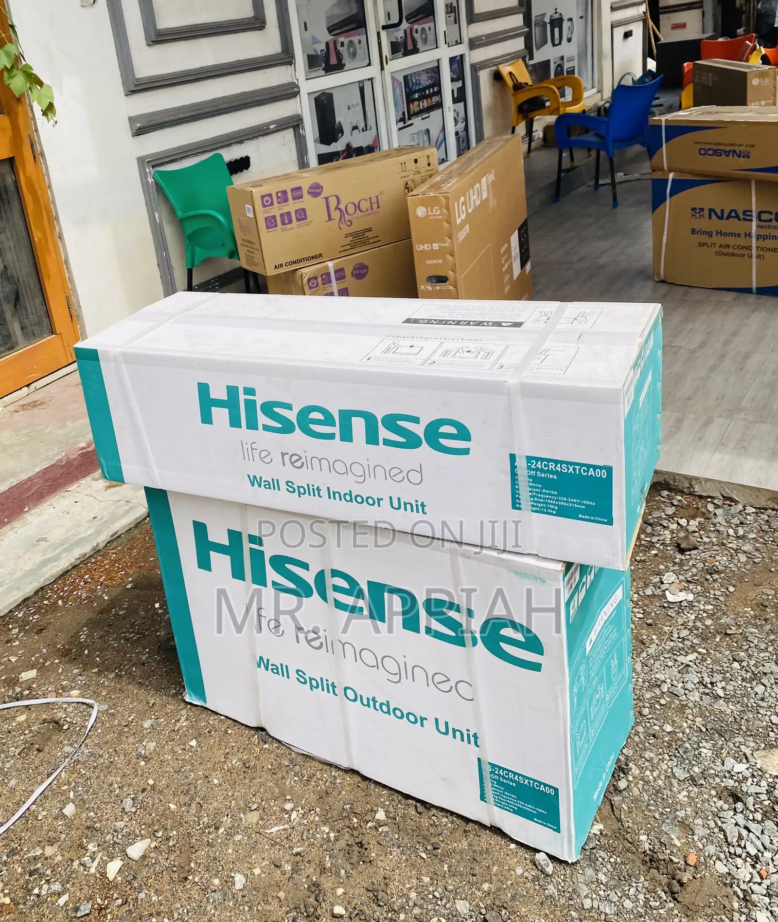 Fast Chilling Hisense 2.5hp Split Type Ac(White)R410.
