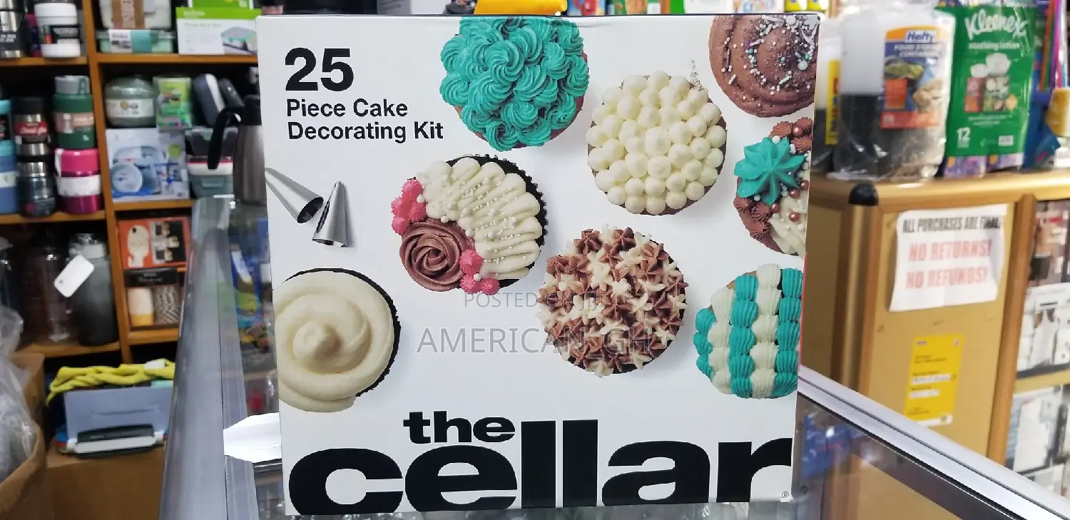 The Cellar 25 Piece Cake Decorating Kit