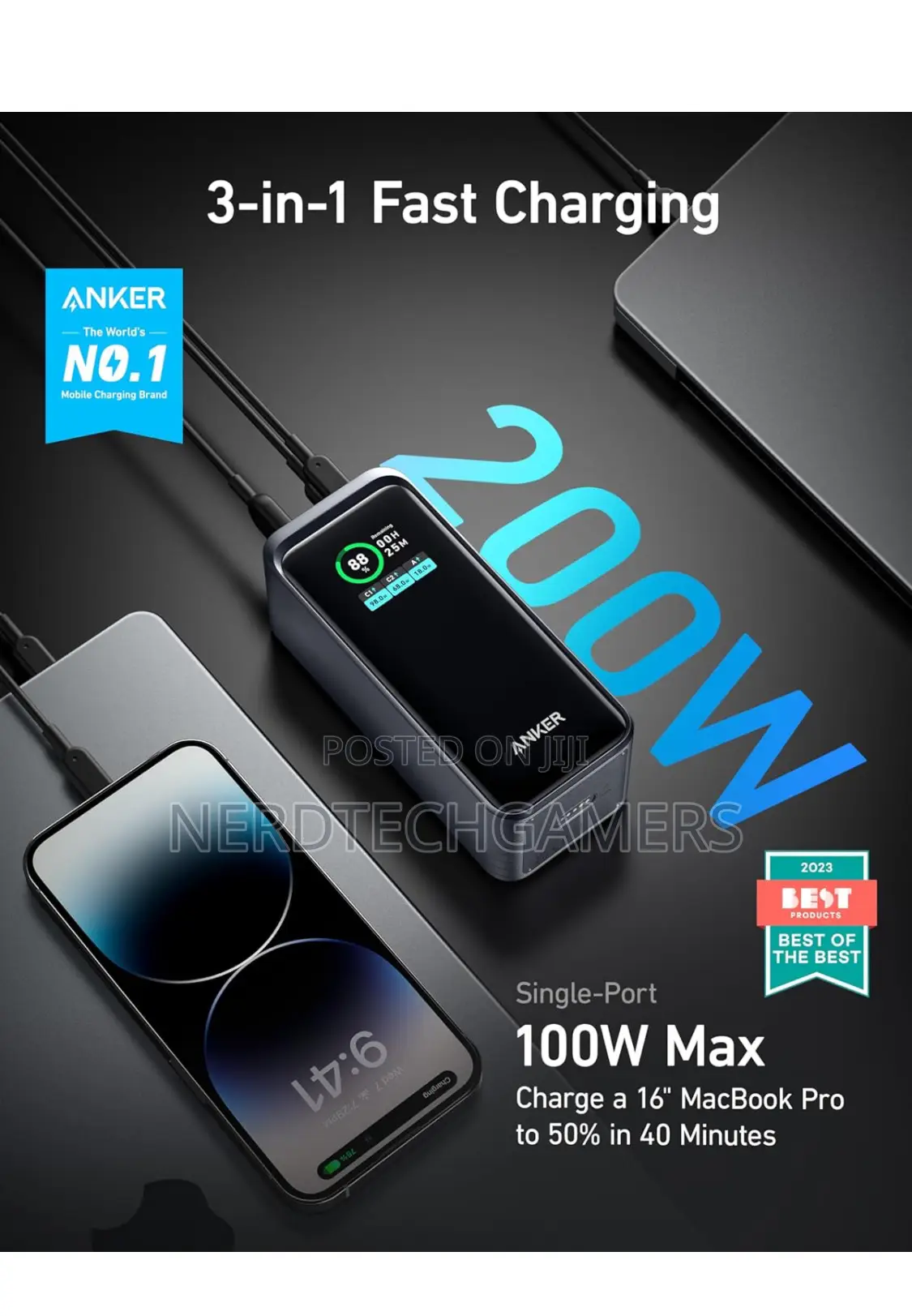Anker Prime 20000mah 200W Powerbank