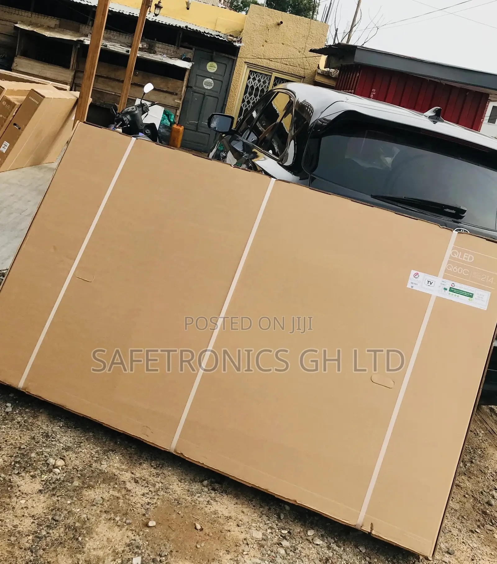 Q60C Samsung Electric Black Glossy Qled 85 Inches Smart