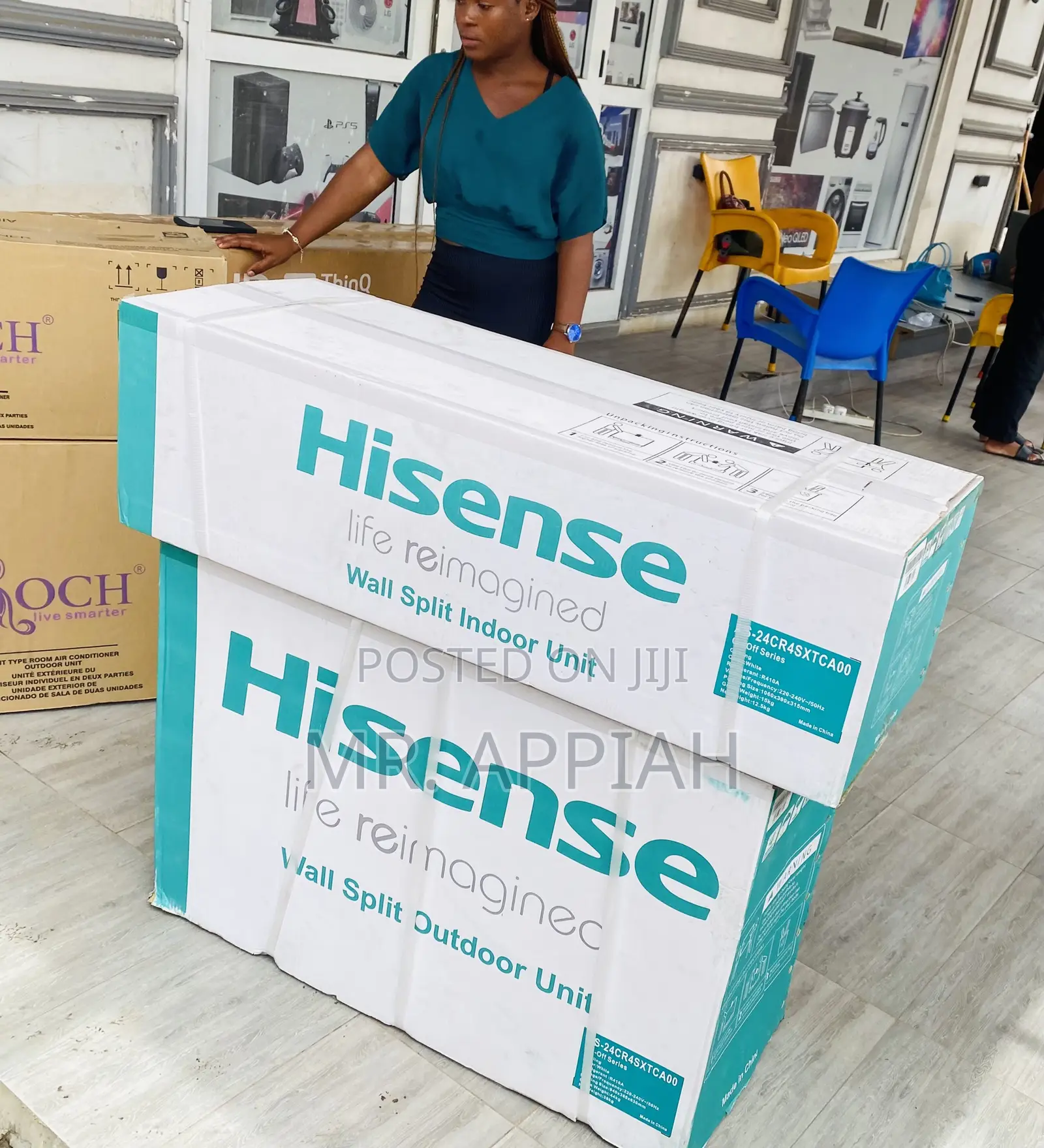 Super Cooling Hisense 2.5hp Split Type Ac(White)R410.