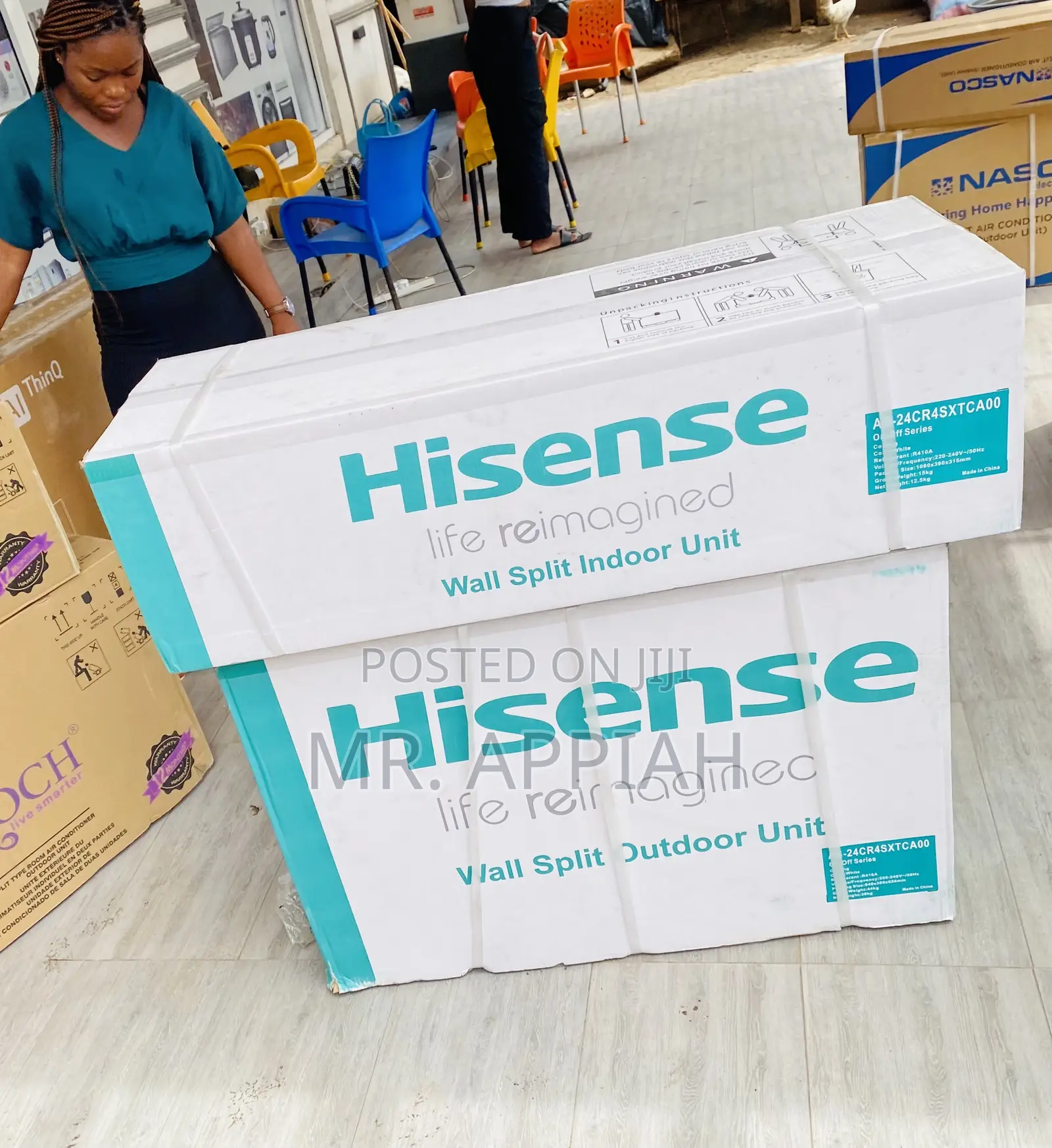 Super Quality Hisense 2.5hp Split Type Ac(White)R410.