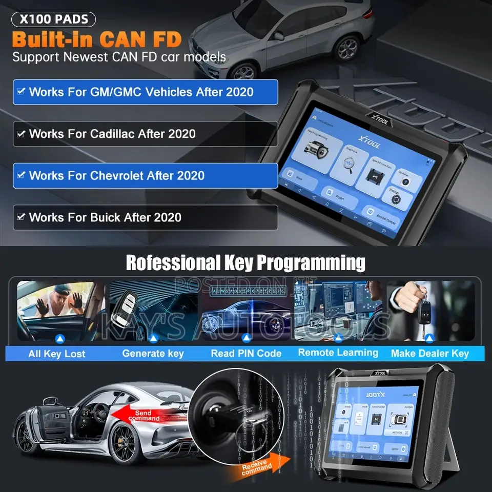 Xtool X100 Pad S Pads Car Programmer and Diagnostics Tool