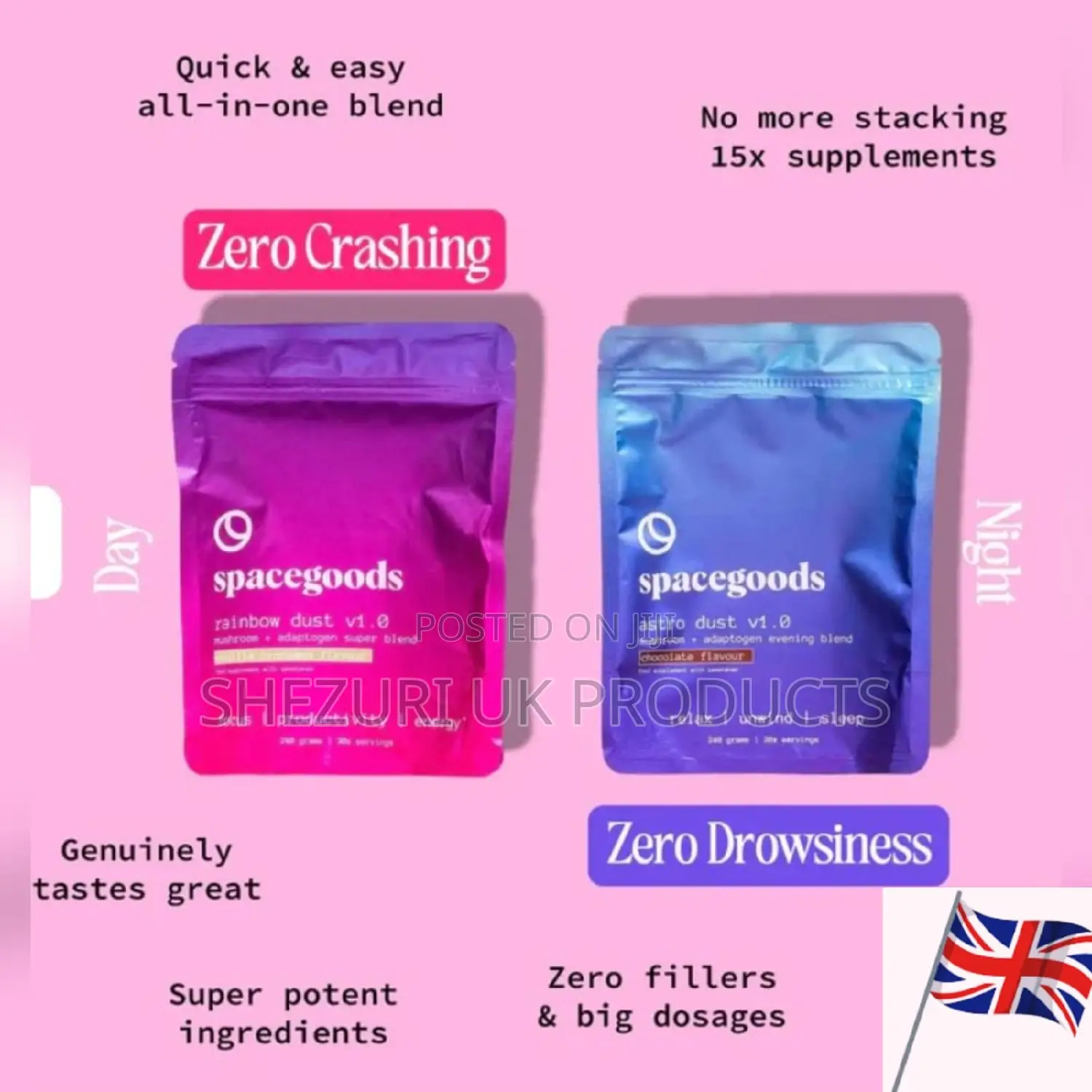 Space Goods Astro Dust - RELAX, UNWIND SLEEP - Adaptogen