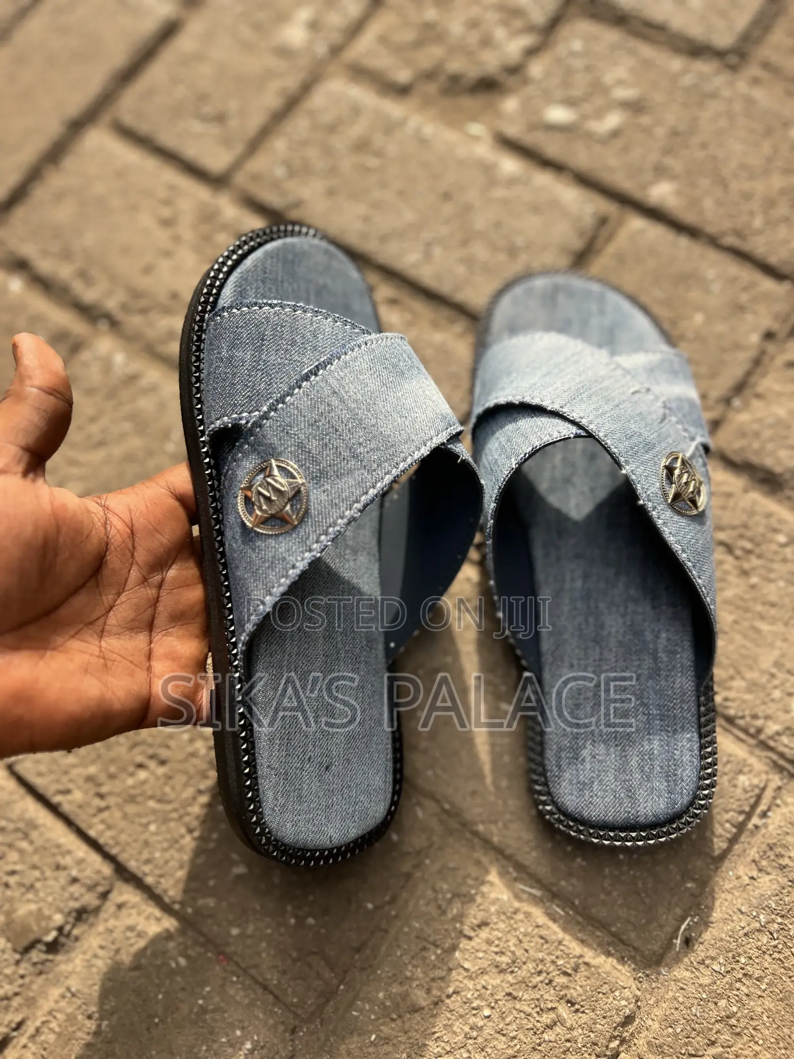 Big Boys New Jeans Slippers