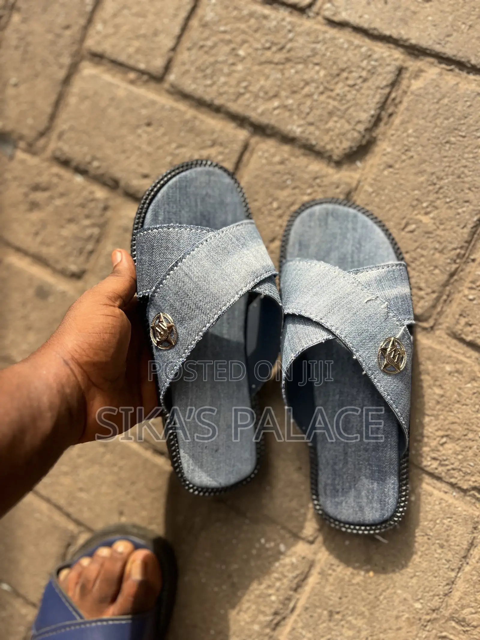 Big Boys New Jeans Slippers