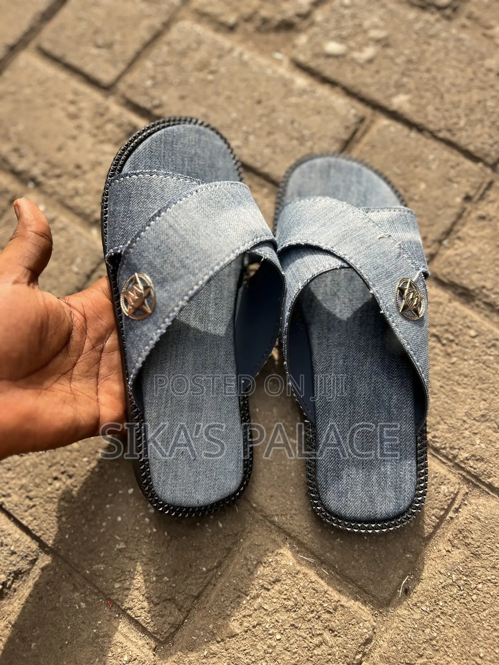 Big Boys New Jeans Slippers