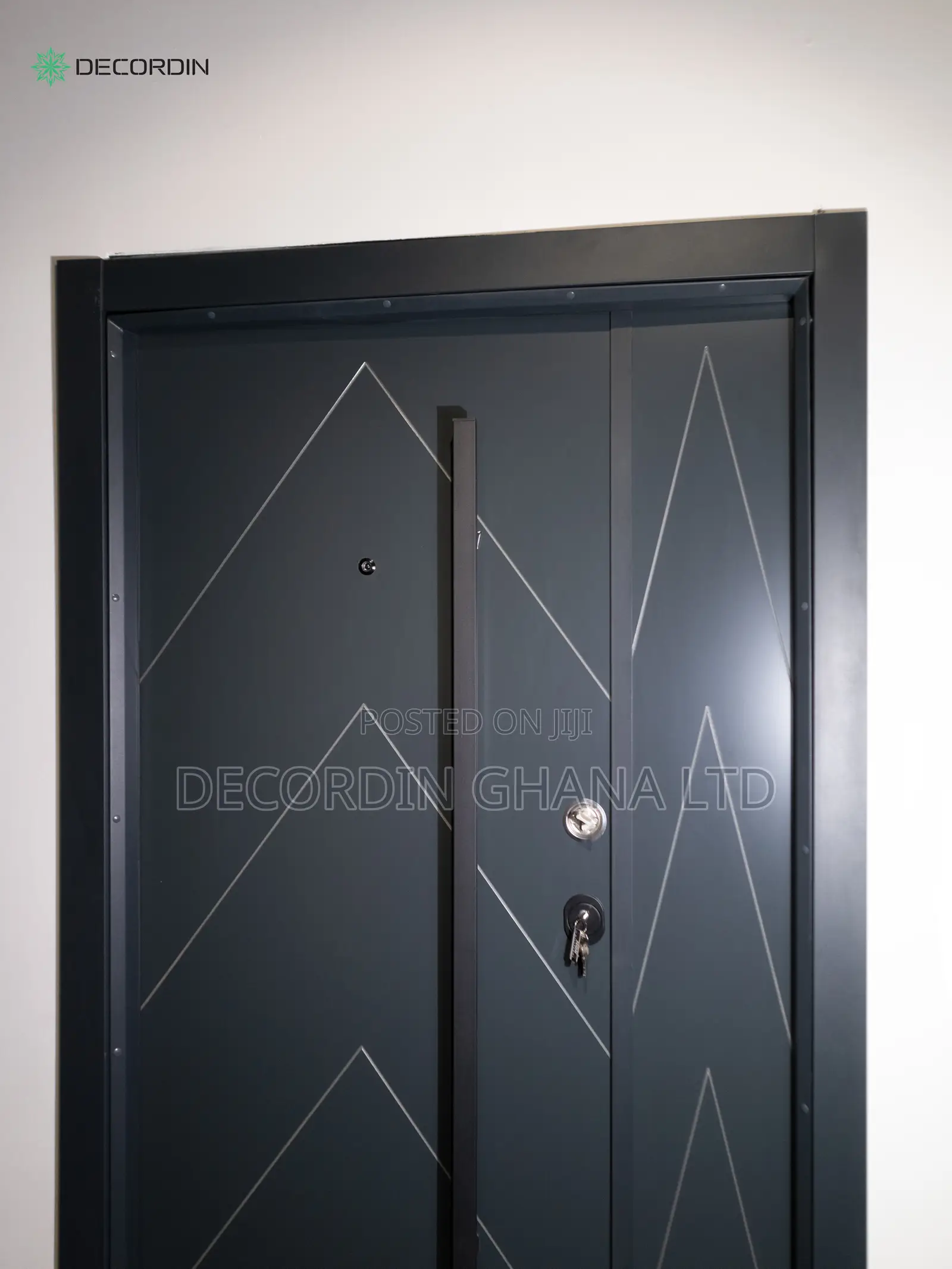 Weather Resistant Full Metal Security Door