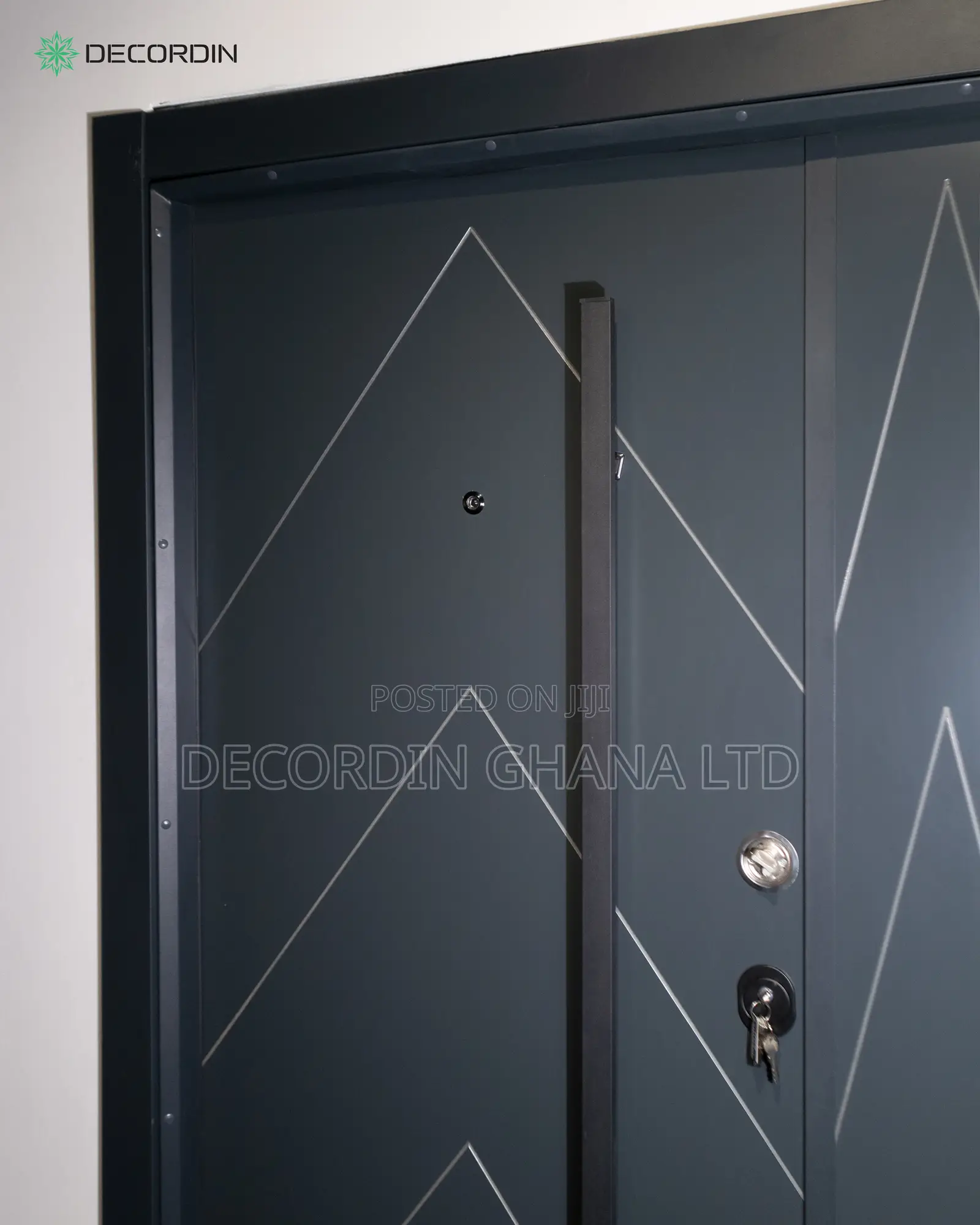 Weather Resistant Full Metal Security Door