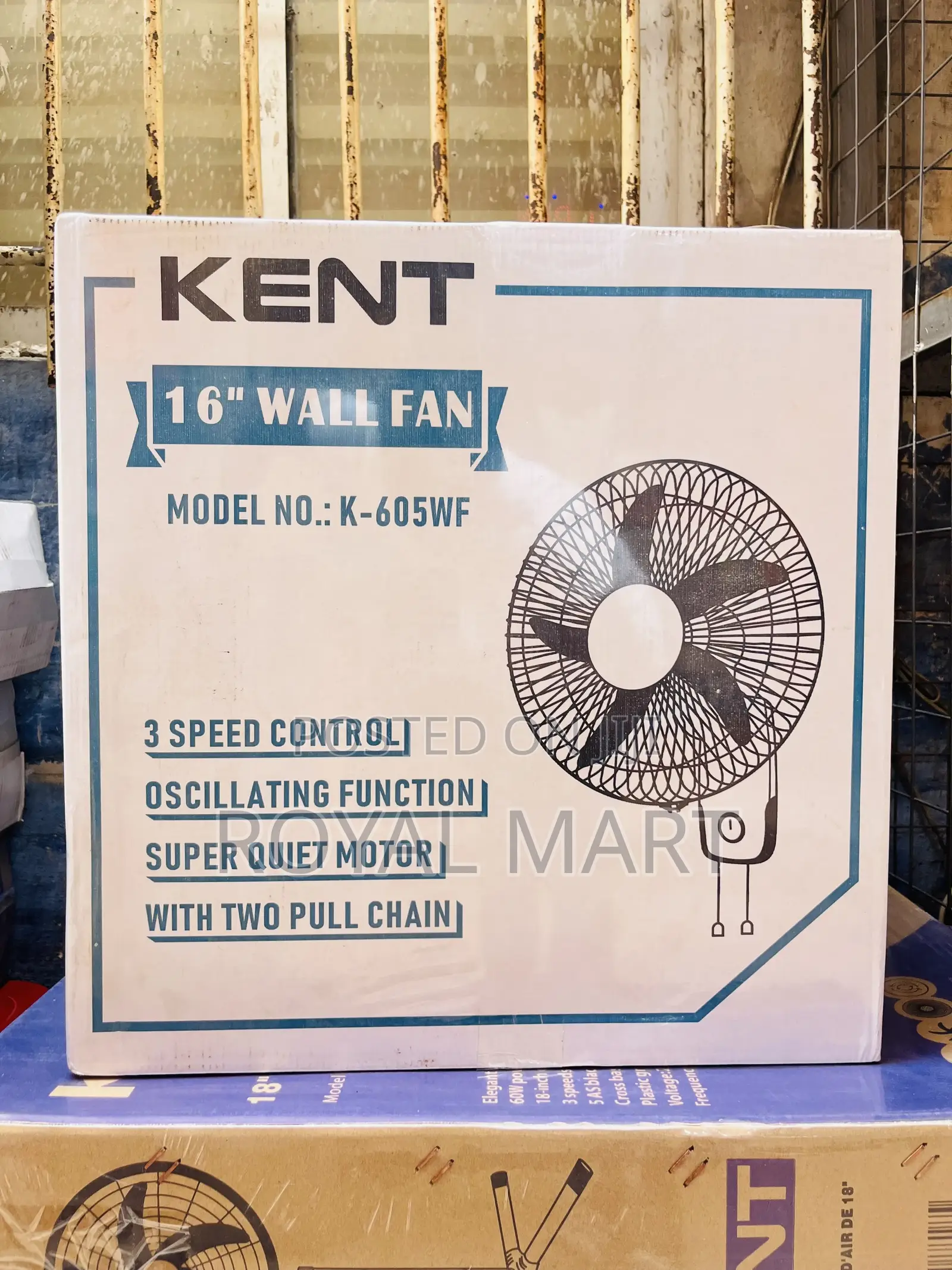 16” Kent Wall Fan 2in1